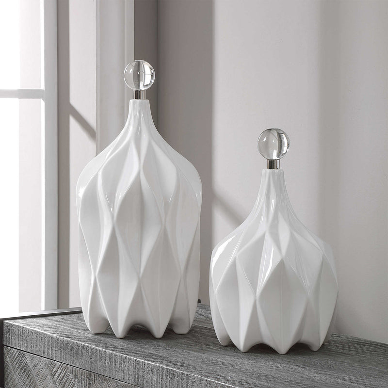 Webster vase blanc