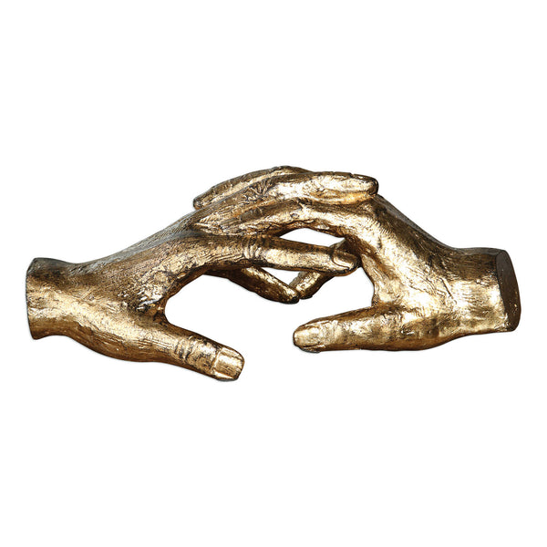 Hopkins Gold Hands Sculpture