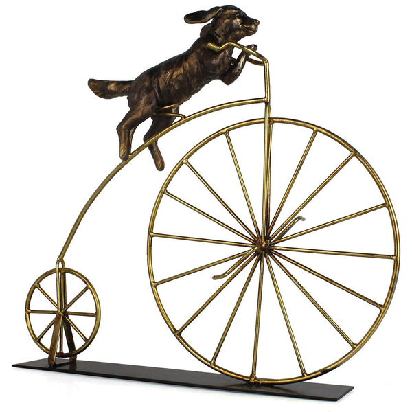 Galloway Dog on Bicycle