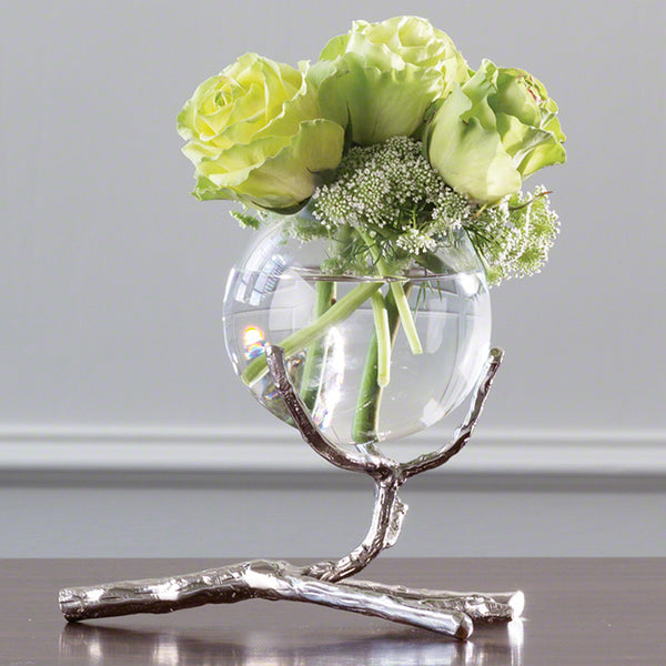 Chapman Nickel Vase Holder