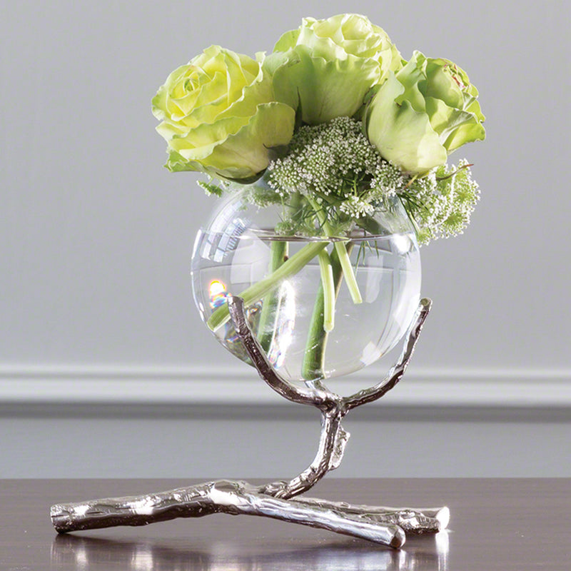 Chapman Nickel Vase Holder